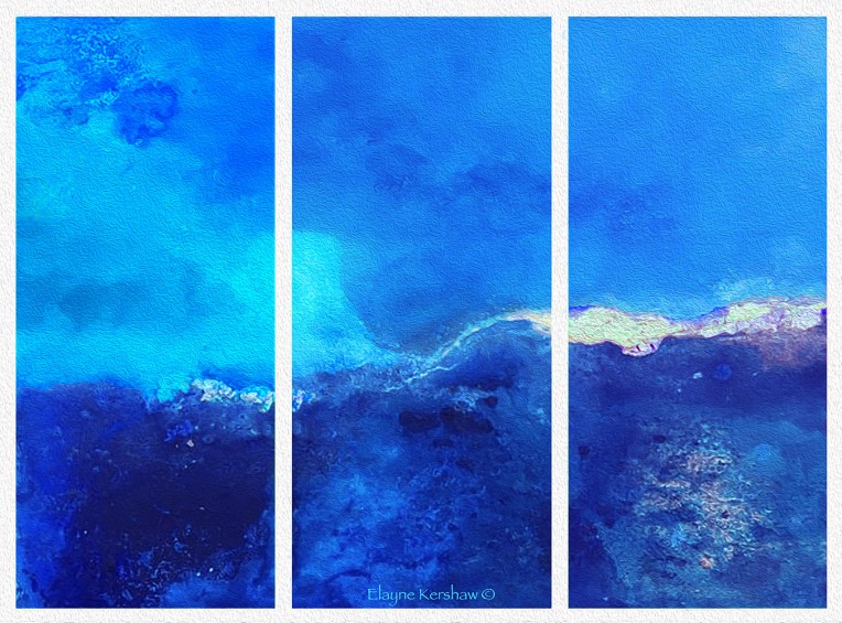 Blue Seas Triptych Watermark